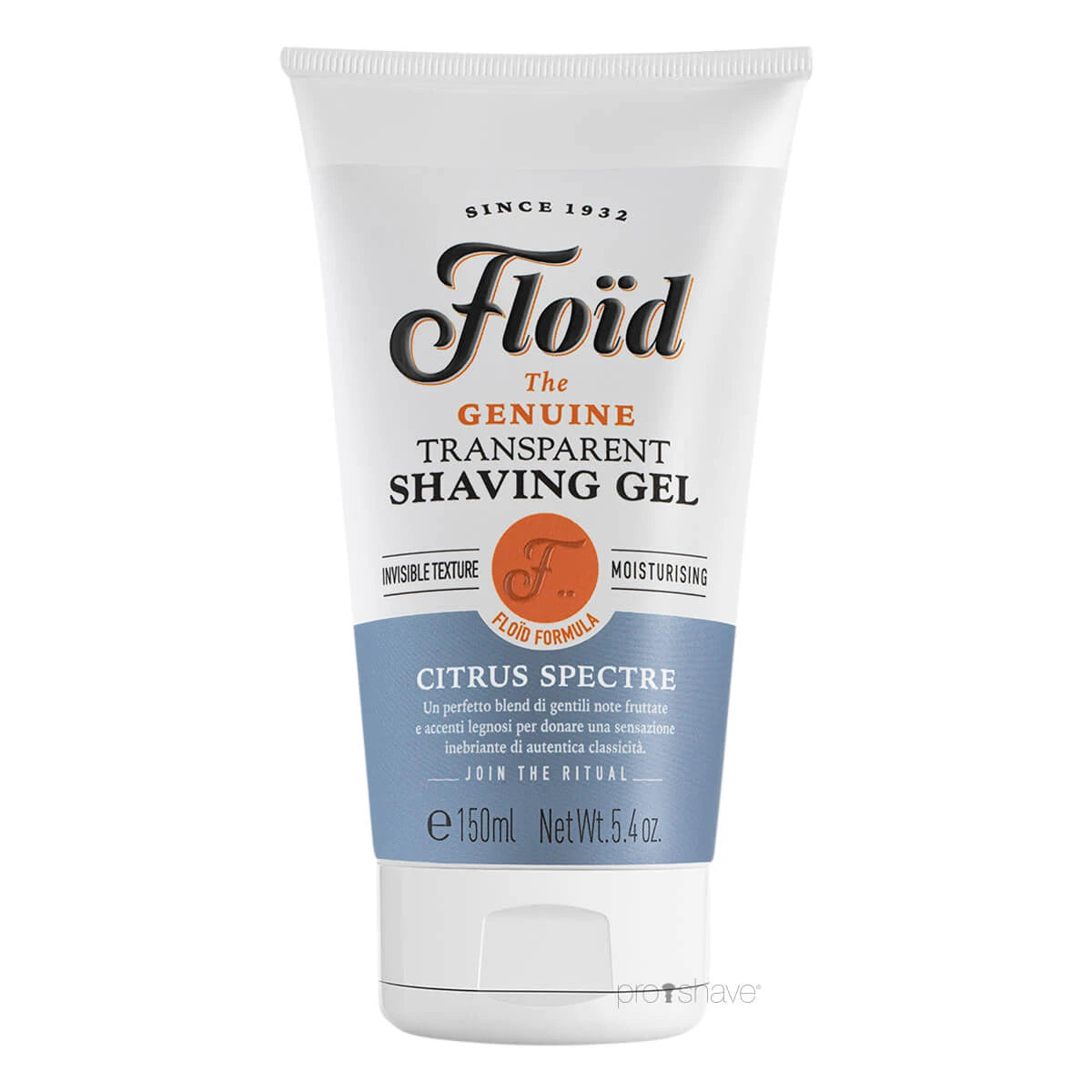 Floã   Transparent Shaving Gel  Citrus Spectre  150 Ml