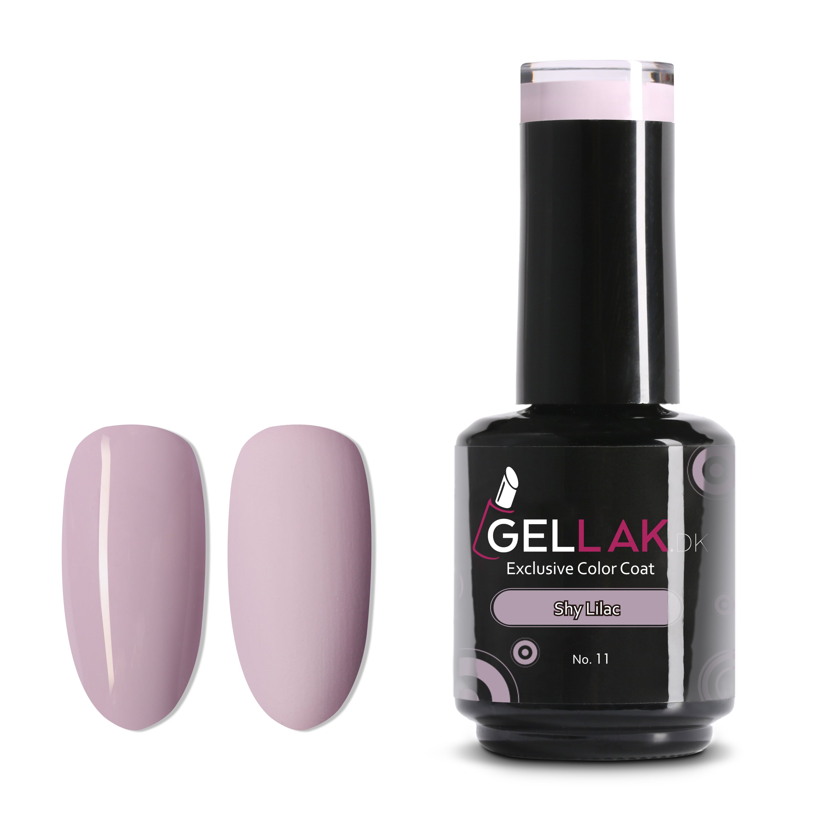 Gel Neglelak Lilla   15 Ml   Shy Lilac No  11   Gellak Dk