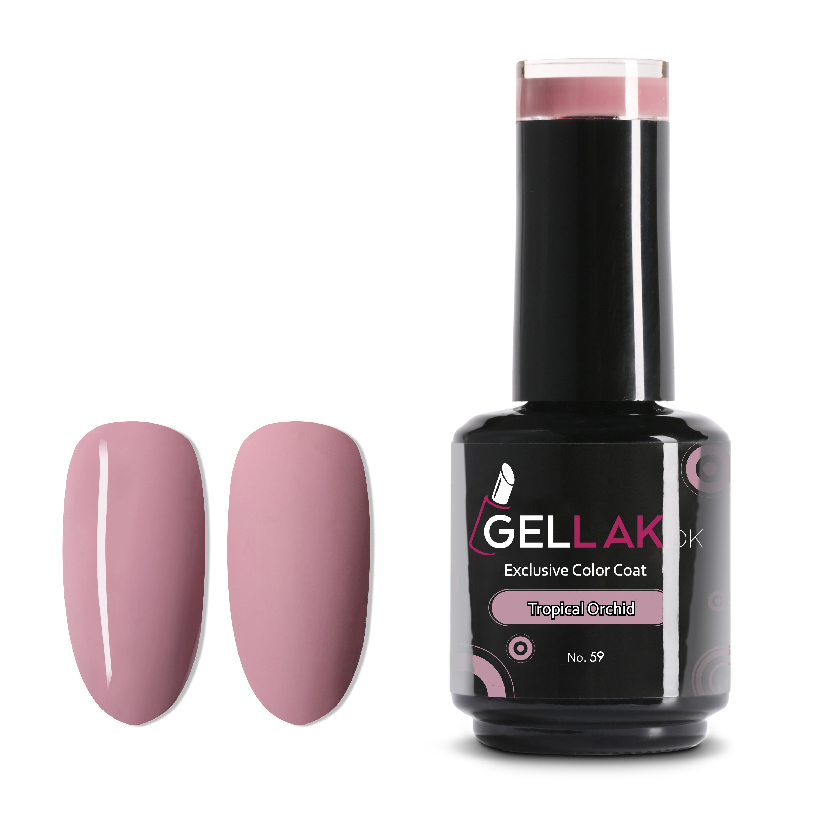 Gel Neglelak Nude   15 Ml   Tropical Orchid No  59   Gellak Dk