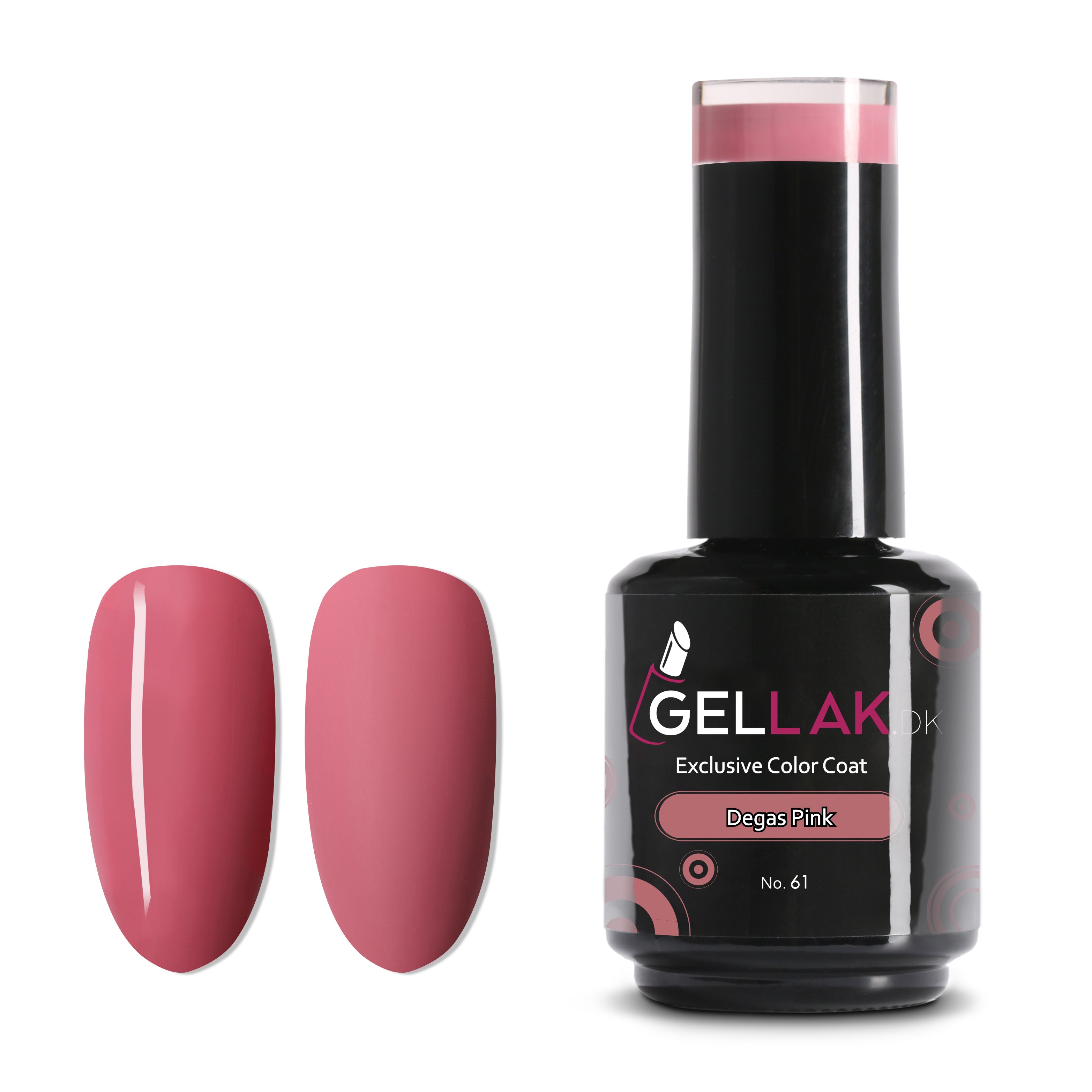 Gel Neglelak Pink   15 Ml   Degas Pink No  61   Gellak Dk