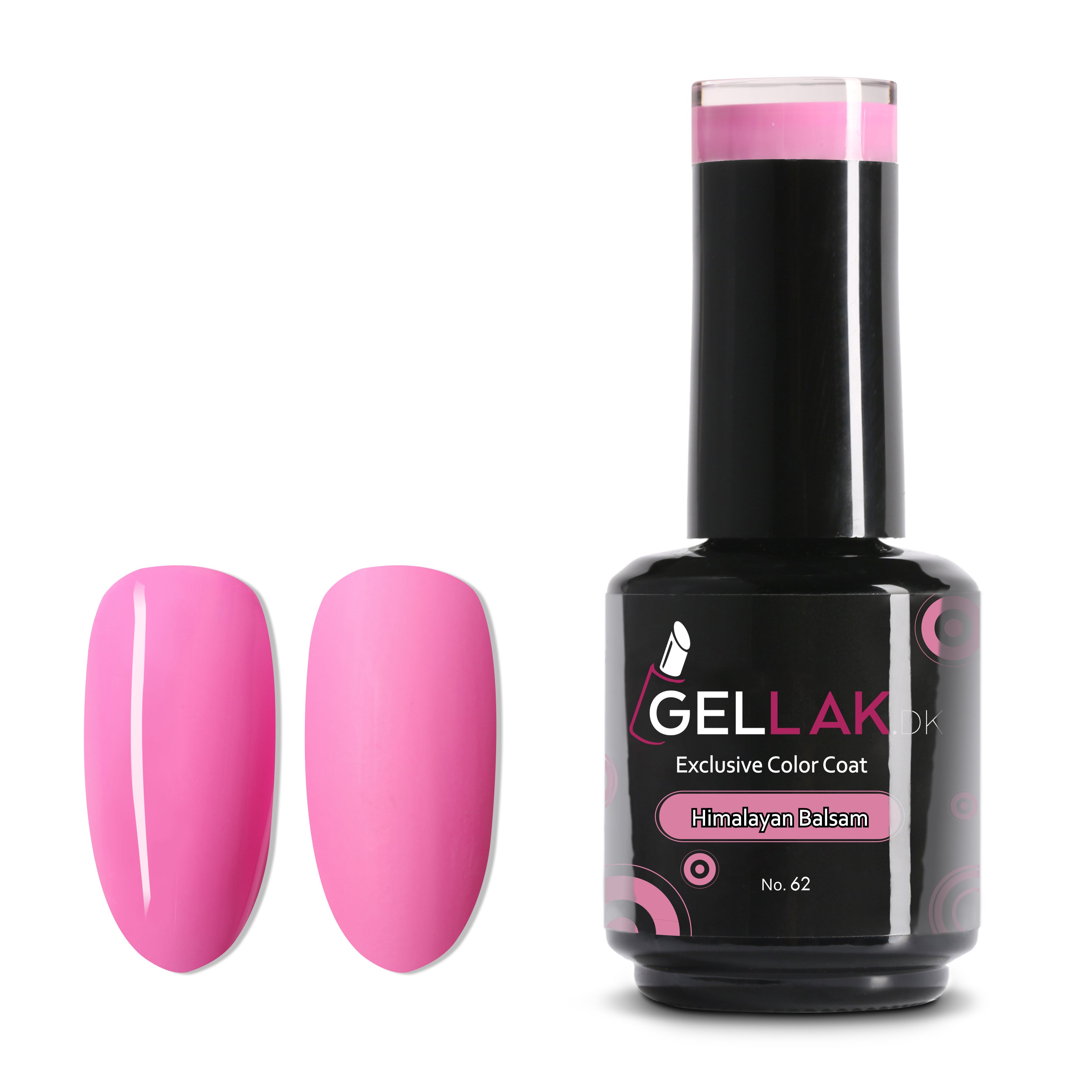 Gel Neglelak Pink   15 Ml   Himalayan Pink No  62   Gellak Dk