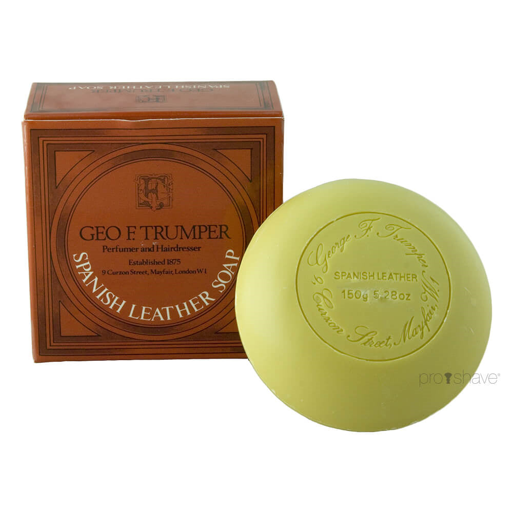 Geo    Trumper Badesæbe  Spanish Leather  150 Gr