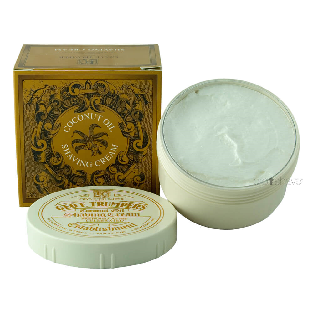 Geo    Trumper Barbercreme   Skål  Kokos  200 Gr