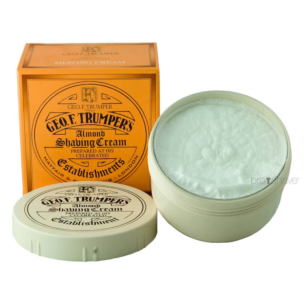 Geo    Trumper Barbercreme   Skål  Mandel  200 Gr