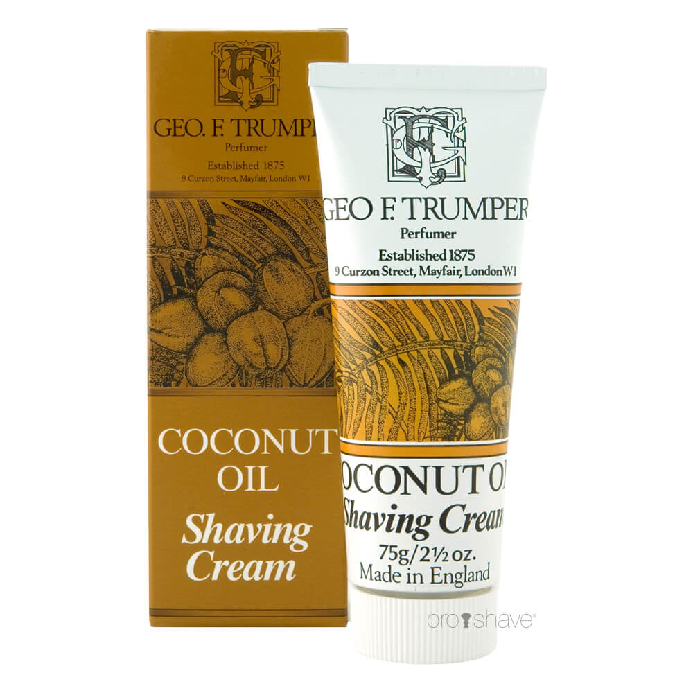 Geo    Trumper Barbercreme På Tube  Kokos  75 Gr