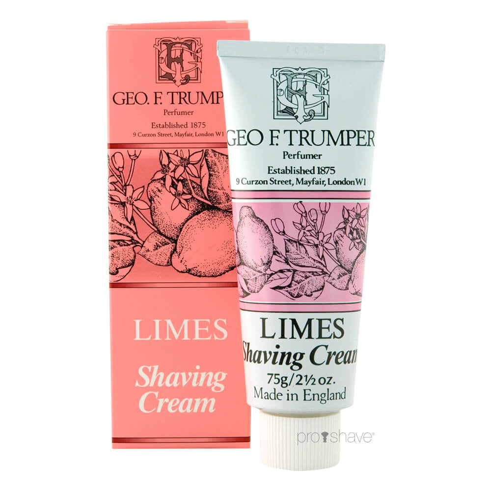 Geo    Trumper Barbercreme På Tube  Limes  75 Gr
