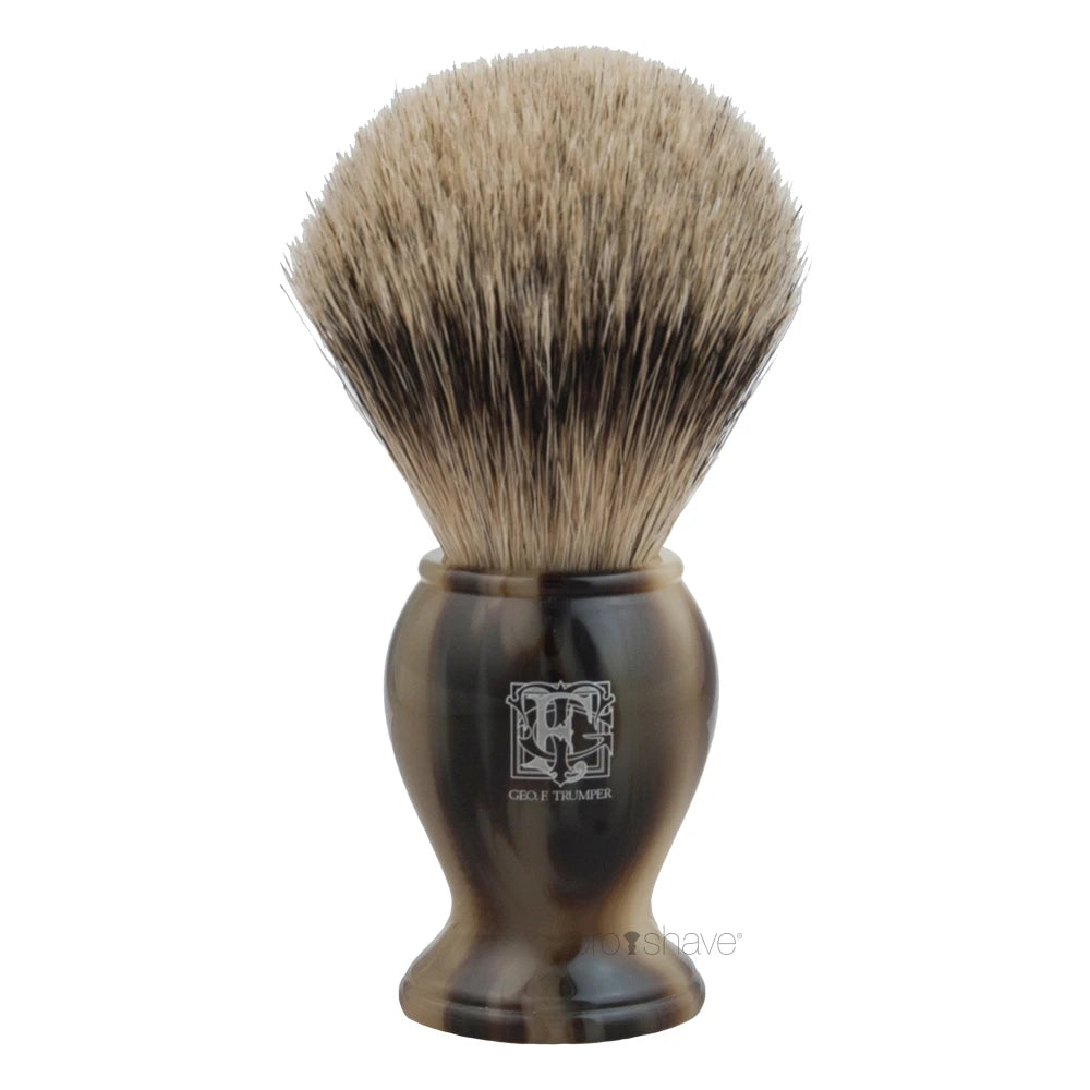 Geo    Trumper Barberkost  Super Badger  Medium  Pb-range  Horn