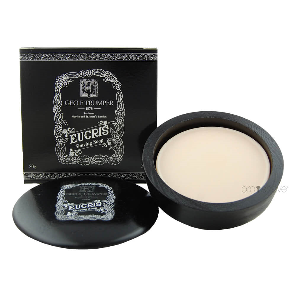 Geo    Trumper Barbersæbe   Skål  Eucris  80 Gr