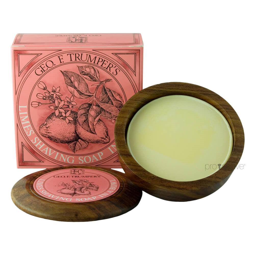 Geo    Trumper Barbersæbe   Skål  Limes  80 Gr