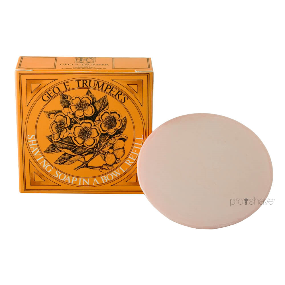 Geo    Trumper Barbersæbe  Refill  Mandel  80 Gr