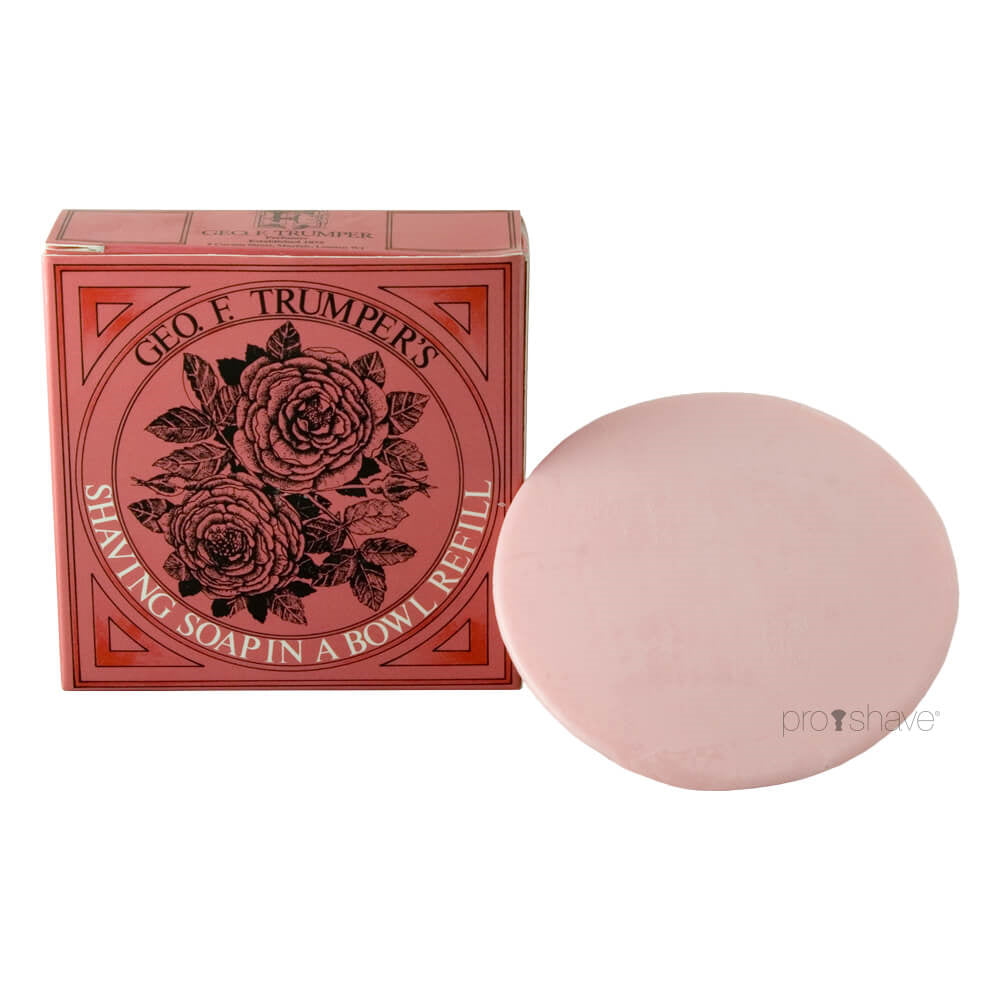 Geo    Trumper Barbersæbe  Refill  Rose  80 Gr
