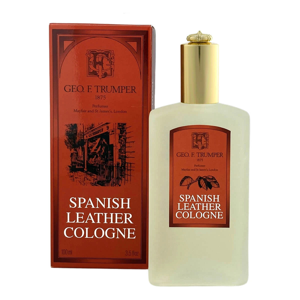 Geo    Trumper Cologne  Spanish Leather  100 Ml