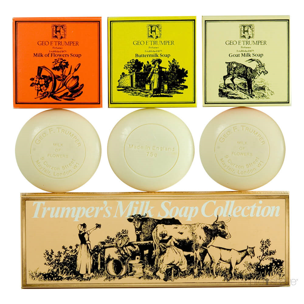 Geo    Trumper Håndsæbe  Milk Soap Collection      75 Gr