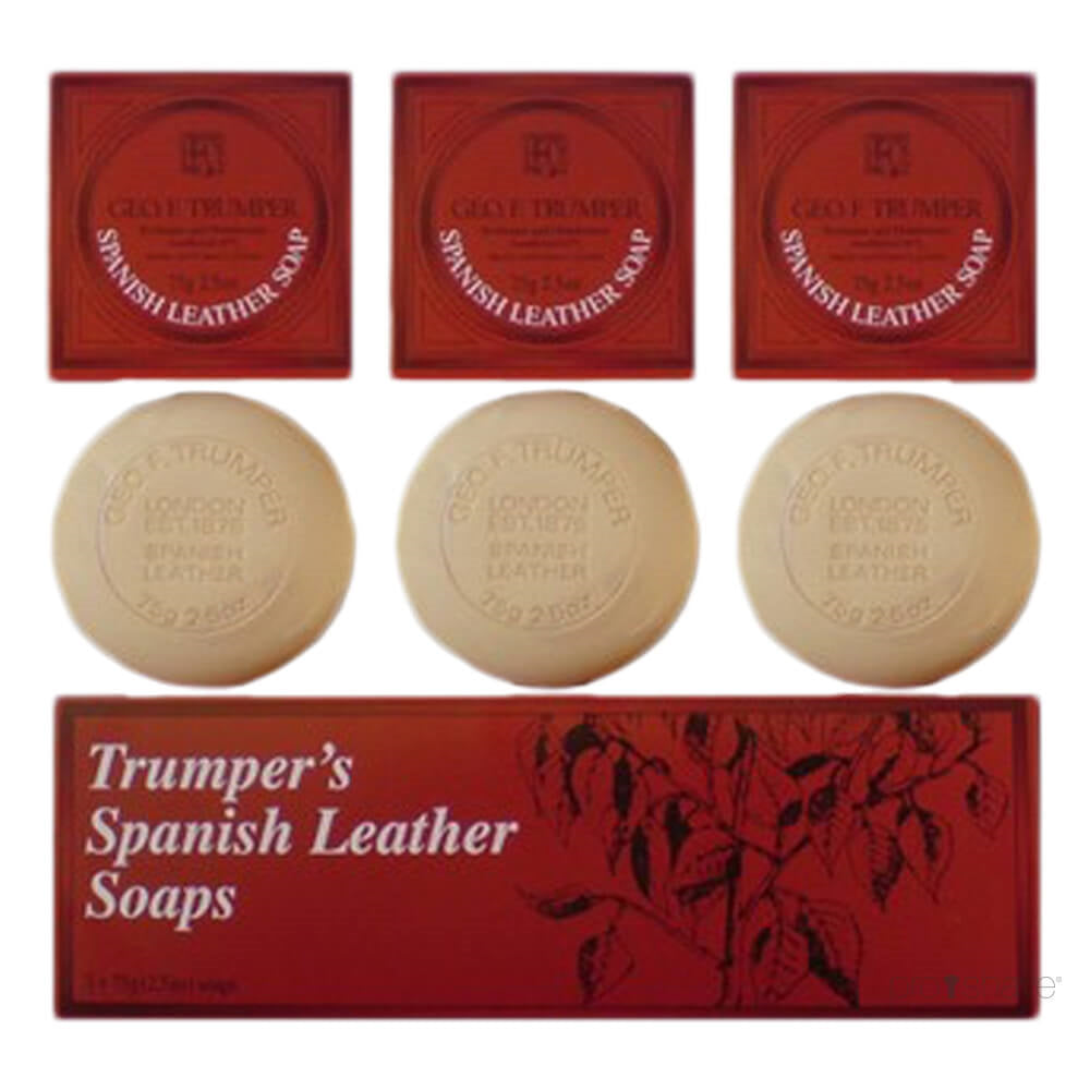 Geo    Trumper Håndsæbe  Spanish Leather      75 Gr