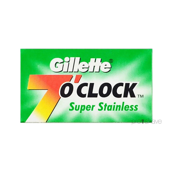Gillette Apos Clock Super Stainless De-barberblade Grøn 2x5 Stk 10 Stk