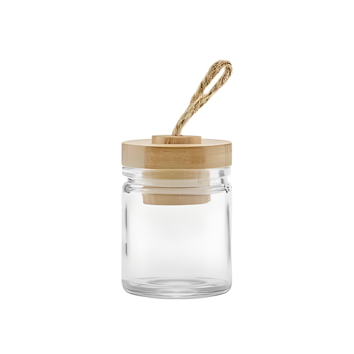Glas Bøtte 40 Ml Klar Med Træ Låg Egnet Til Cremer Højde 59 Mm Diameter 45 Mm Hedenhus