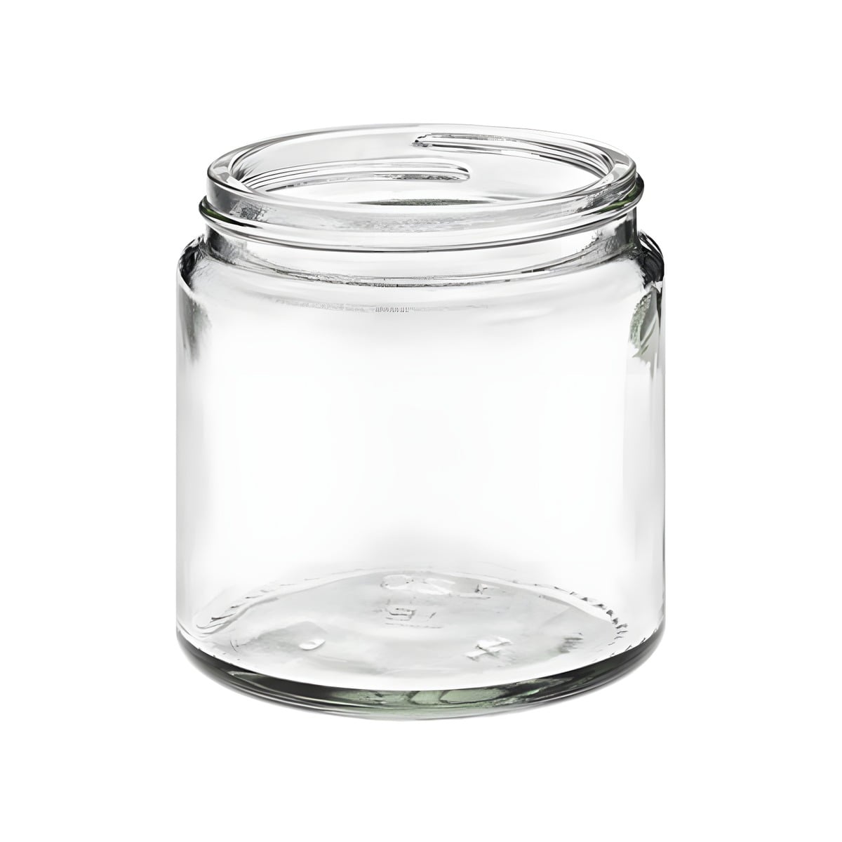 Glasbøtte 120 Ml Klar Uden Låg Sv58 R3 Glas  Rund            Cm Hedenhus Til Cremer Og Lotion