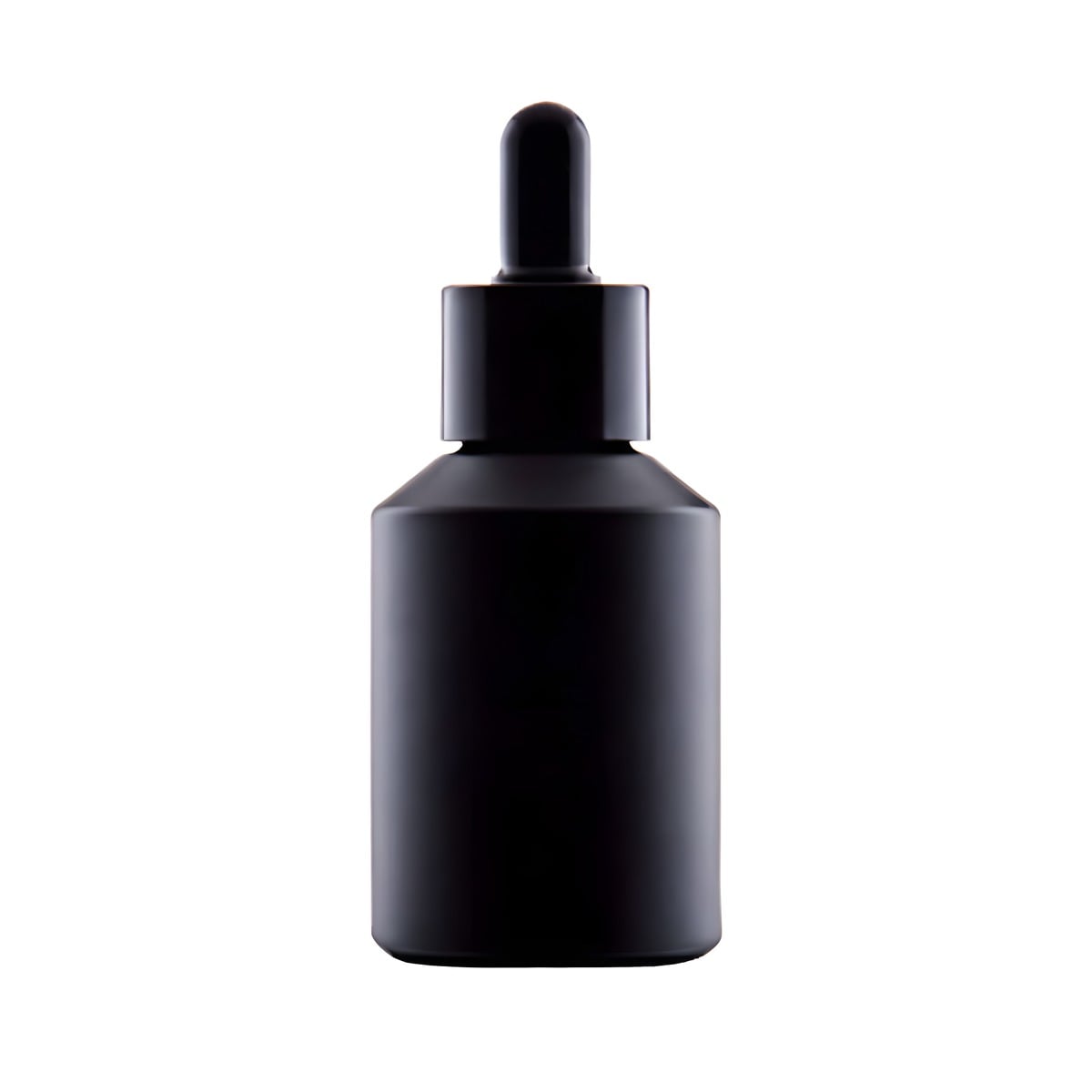 Glasflaske Med Pipettelåg 60 Ml Sort 110 Mm Høj Diameter 46 Mm Vægt Ca 107 Hedenhus