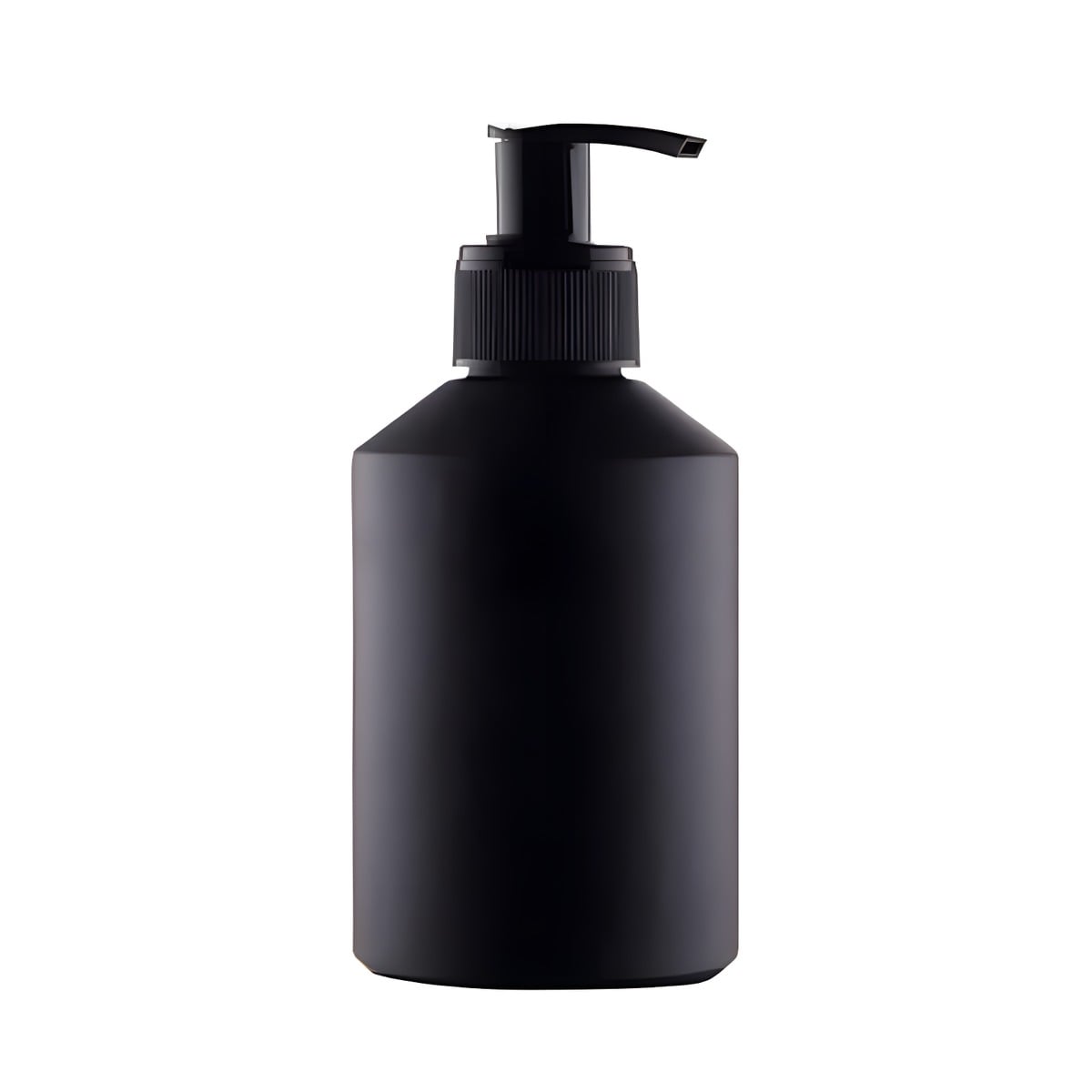 Glasflaske Med Pumpe 200 Ml Sort Glas  Højde 14 Cm  Diameter     Cm Hedenhus Velegnet Til Cremer  Robust Design
