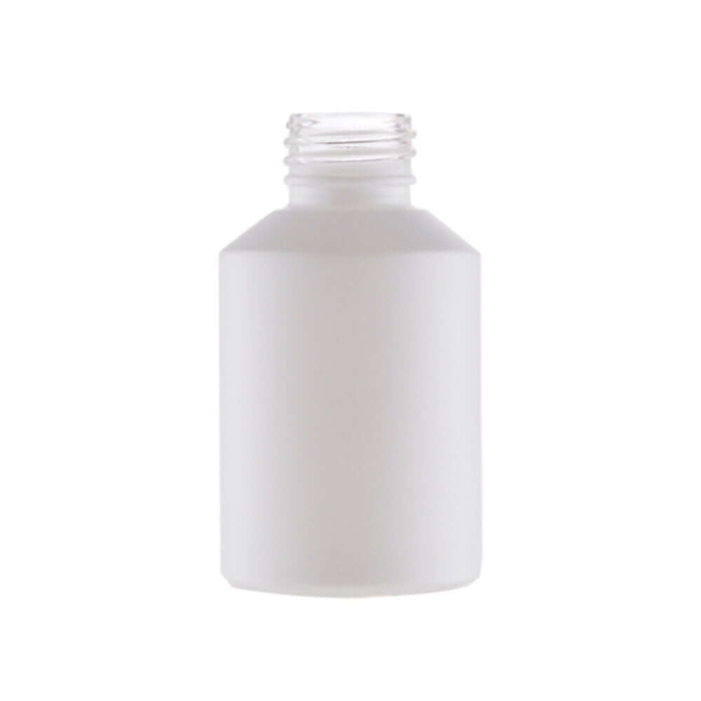 Glasflaske 60 Ml Hvid 24 410 Glas  ø46 Mm  Højde 82 Mm  Vægt 95   Hedenhus Til Kosmetik Eller Væsker