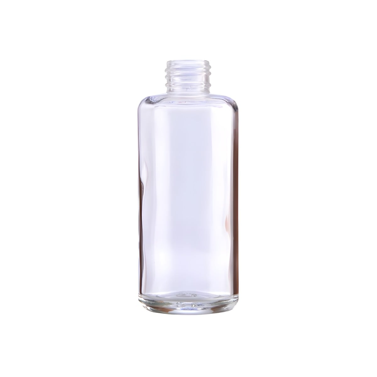 Glasflaske 150 Ml Klar Diameter 51 Mm  Højde 126 Mm  Gevind 24 410  Tyk Hals Hedenhus