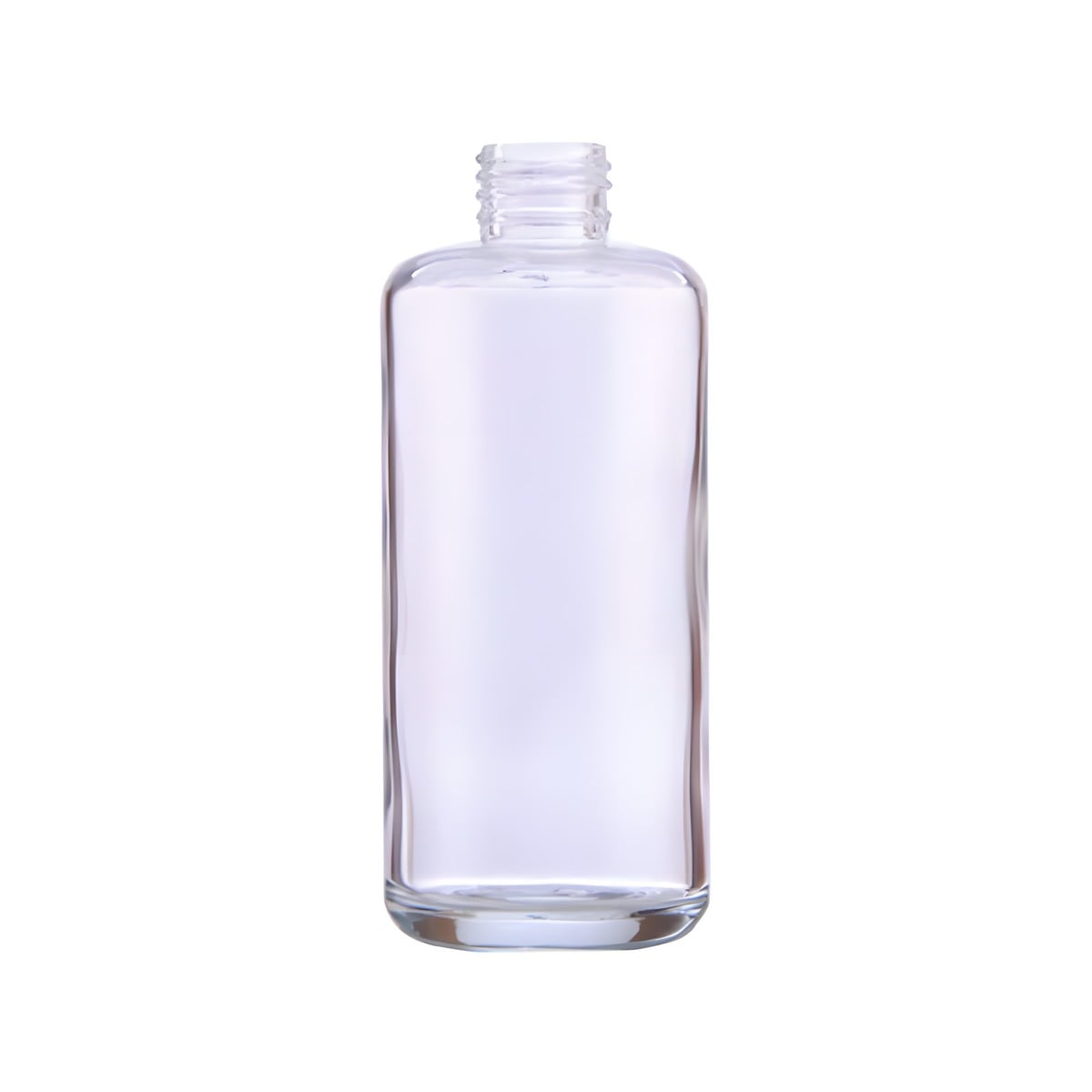 Glasflaske 200 Ml Klar Med Gevind 24 410 Diameter 56 Mm  Højde 136 Mm  Glas Hedenhus Låg Sælges Separat
