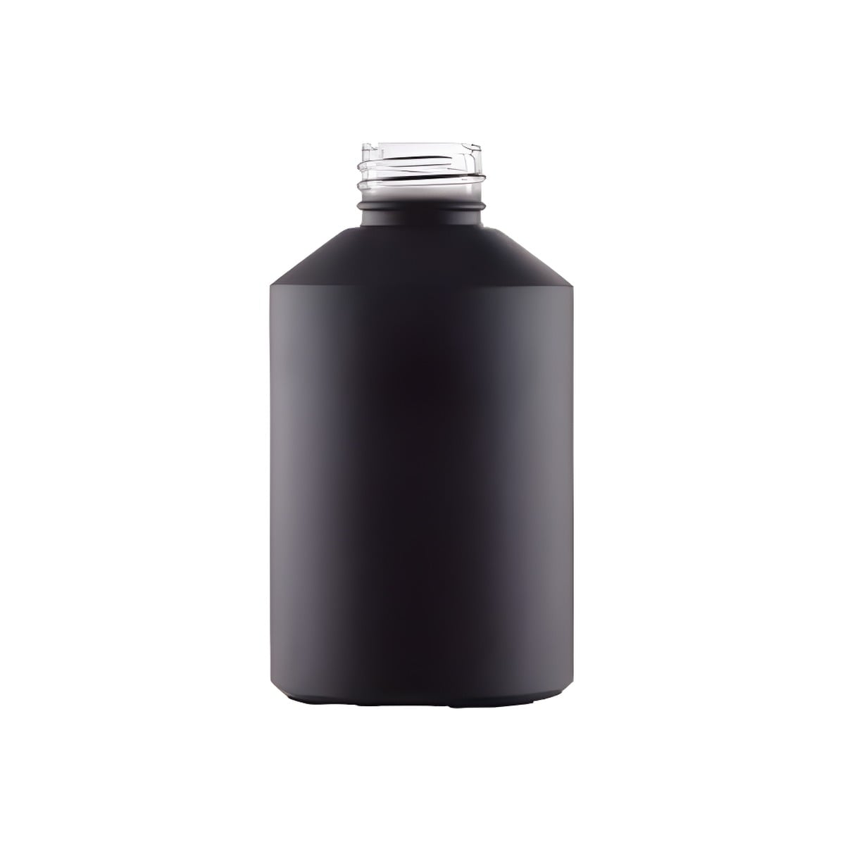 Glasflaske 200 Ml Sort 28 410 Gevind    63 Mm    116 Mm  Ca  205   Hedenhus Kraftigt Glas  Elegant Design