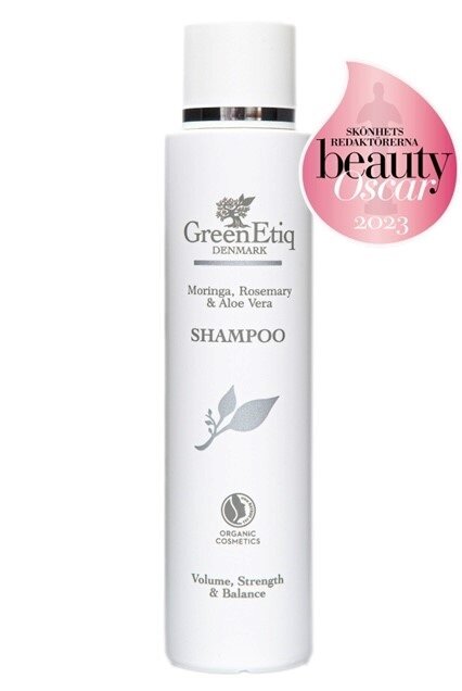 Greenetiq  økologisk Shampoo   100  Vegansk  Volume  Styrke   Balance 200 Ml