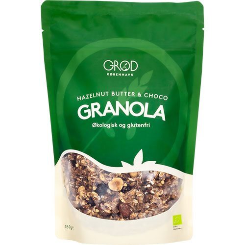 Grød Hazelnut Butter   Choco Granola økologisk 350 Gram