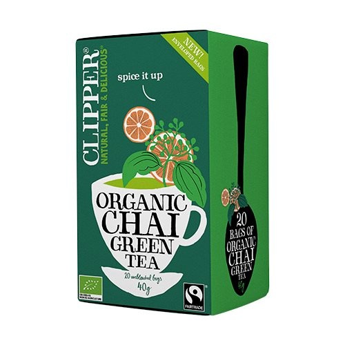 Grøn Te Chai   Clipper 20 Breve