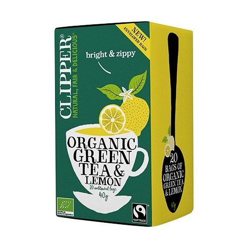 Grøn Te    Citron   Clipper 20 Breve