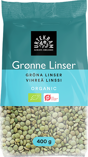 Grønne Linser øko  400 Gram