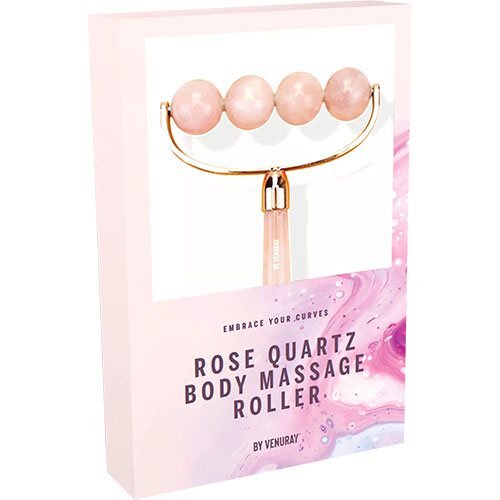 Gua Sha Body Roller Rosa Quartz   Stk