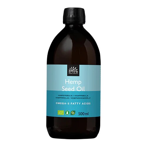 Hampefrøolie   Koldpresset 500 Ml