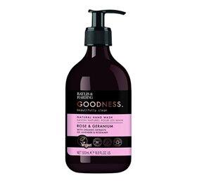 Hand Wash Rose   Geranium Baylis   Harding Goodness 500 Ml