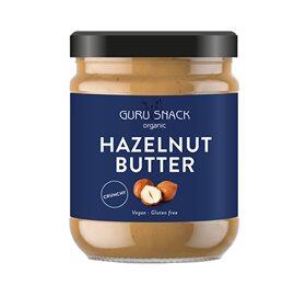 Hasselnøddesmør Crunchy   Guru Snack 250 Gram