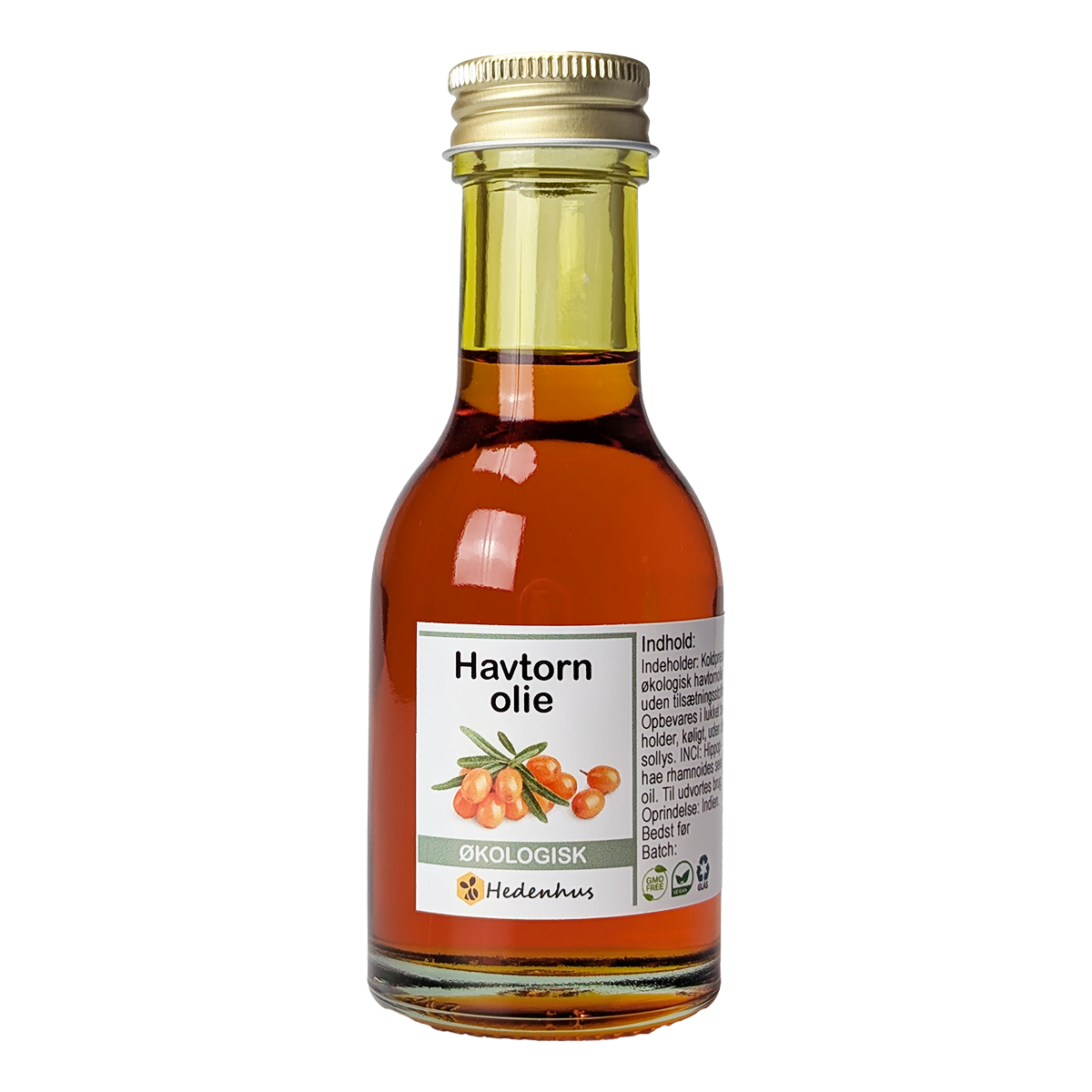 Havtornolie økologisk Koldpresset 30 Ml Til Hudpleje Og Massage  Rig På Antioxidanter Og Omega-fedtsyrer Hedenhus