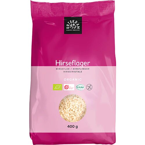 Hirseflager økologisk 400 Gram