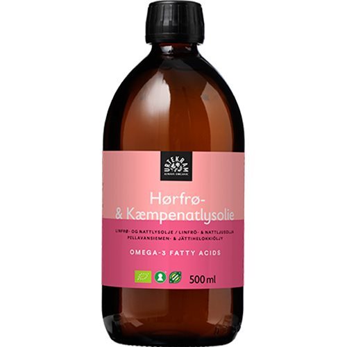 Hørfrø-   Kæmpenatlysolie økologisk 500 Ml