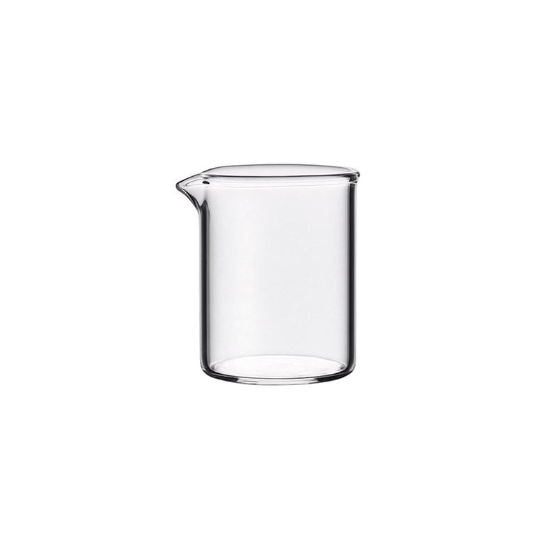 Ildfast Målebæger Glas 10 Ml Borosilikatglas Hedenhus Varmebestandig Forstærkede Kanter Hældetud Ingen Måleskala