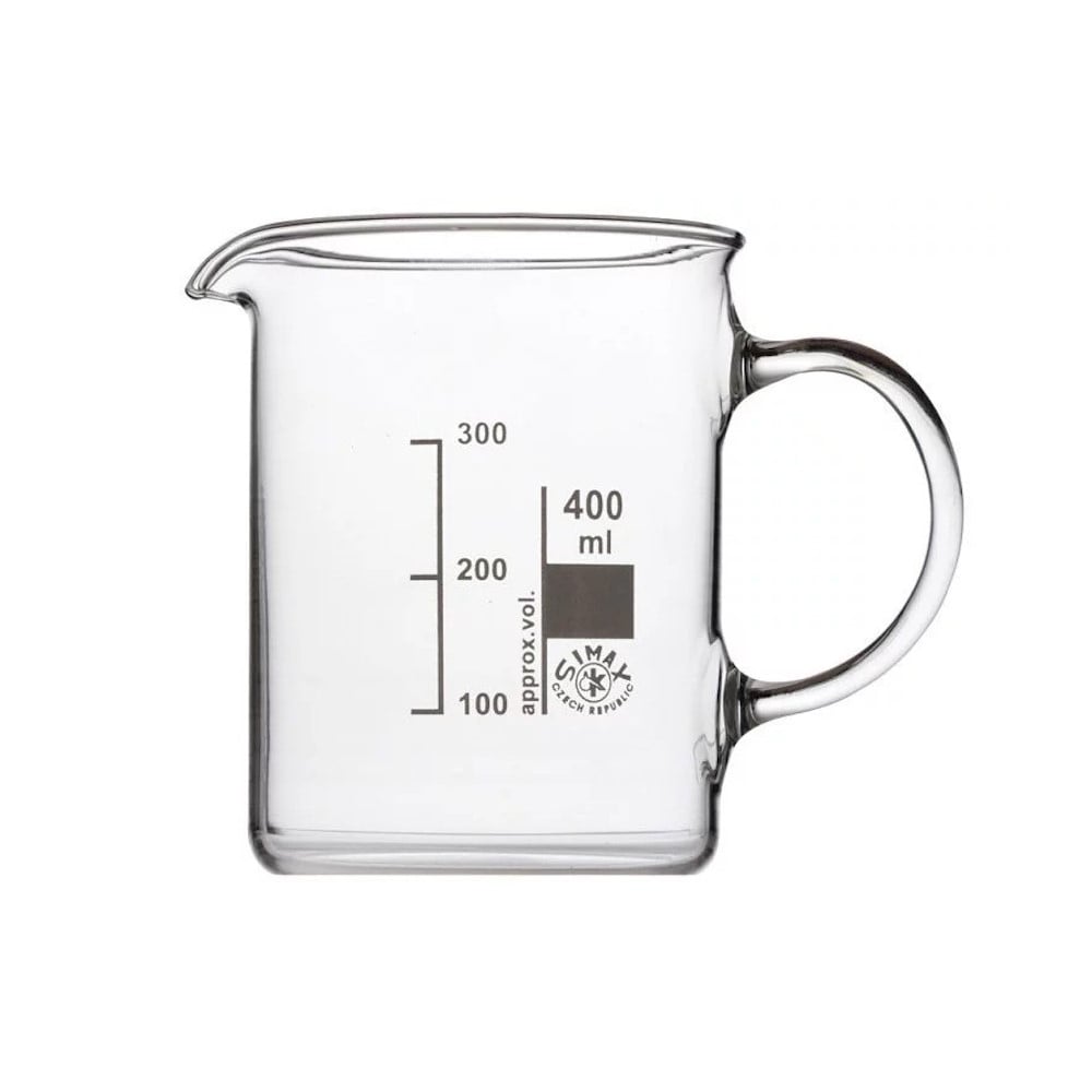 Ildfast Målebæger 400 Ml Glas Med Håndtag  Borosilikatglas  Måleskala Hedenhus Tåler 800â    Passer Til Ovn Og Mikroovn
