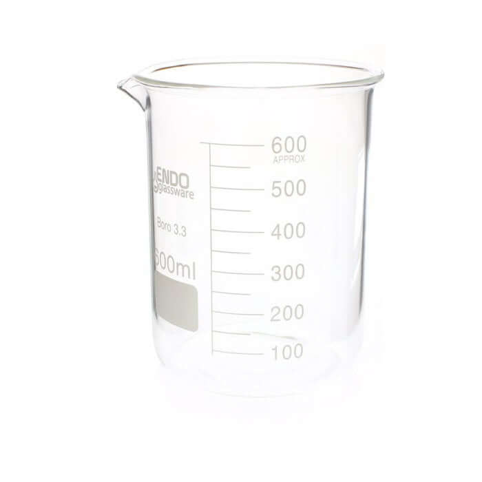 Ildfast Me5lebe6ger   Glas 250 Ml Borosilikatglas  Forste6rkede Kanter  He6ldetud Hedenhus Te5ler Ovn Og Kogeplade