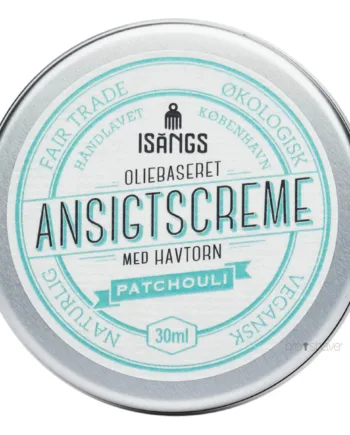 Isangs Ansigtscreme Med Havtorn  Patchouli  30 Ml
