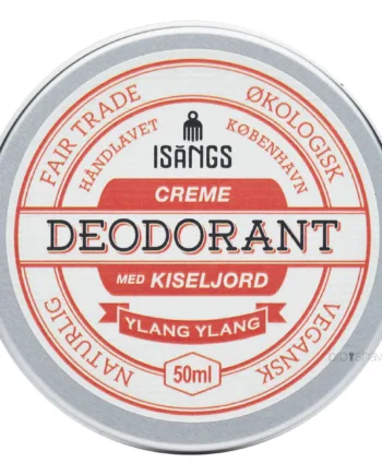 Isangs Creme Deodorant Med Kiseljord  Ylang Ylang  50 Ml