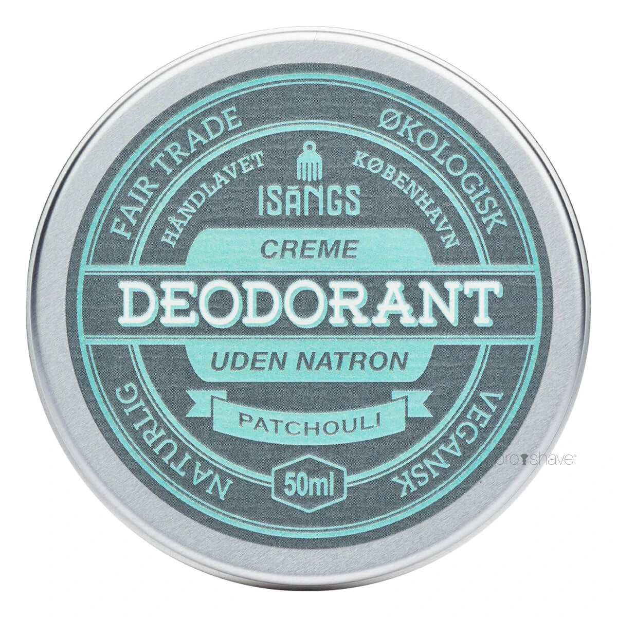 Isangs Creme Deodorant Uden Natron Patchouli 50 Ml