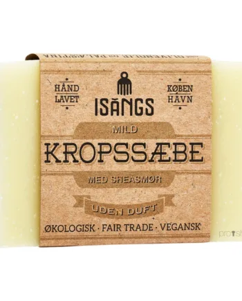 Isangs Mild Kropssæbe Med Sheasmør  Uden Duft  90 Gr