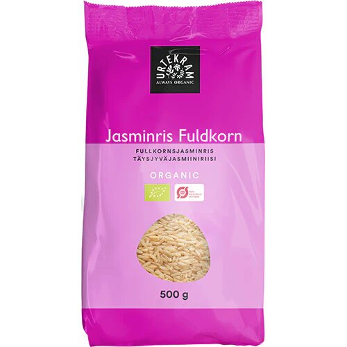 Jasmin Ris Fuldkorn øko  500 Gram