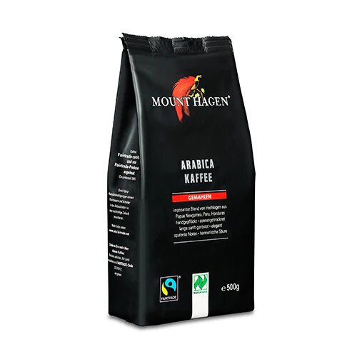 Kaffe Arabica Malet øko  500 Gram