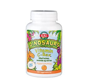 Kal Dinosaurs Vit   -rex Tygge Børn  Bull  100 Tab