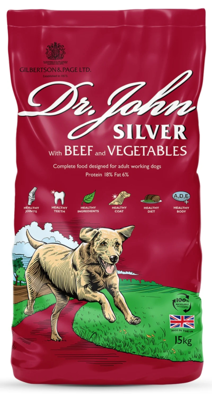 15 Kg Dr  John Silver Light Med Oksekød Og Grøntsager